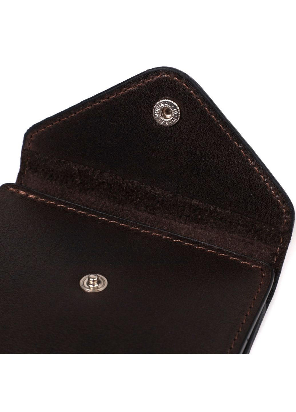 Мужской кожаный кошелек 10,5х10х1,5 см Grande Pelle (288047434)