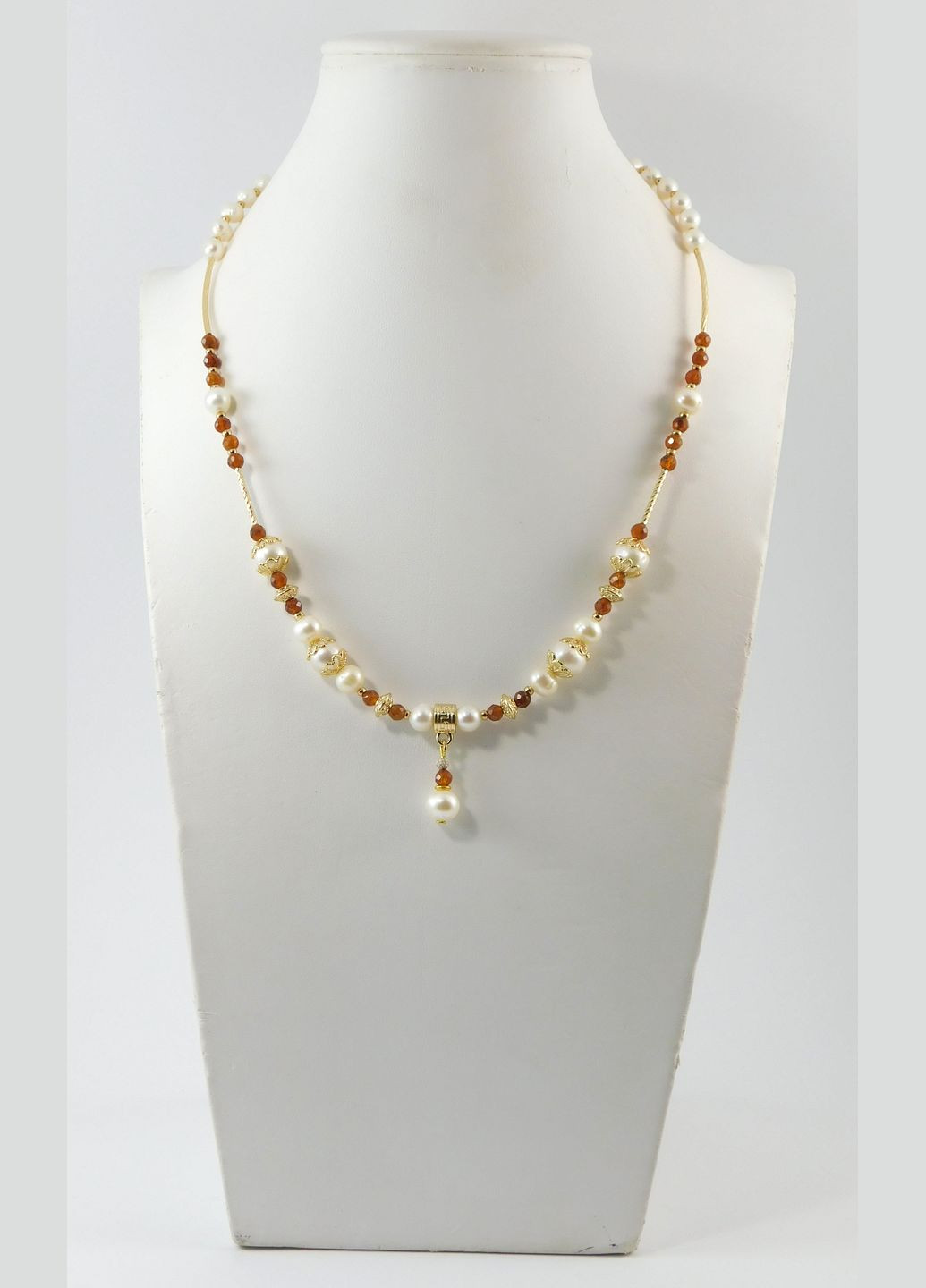 Намисто "Ліа" Перли, Гранат Fursa fashion (322444386)