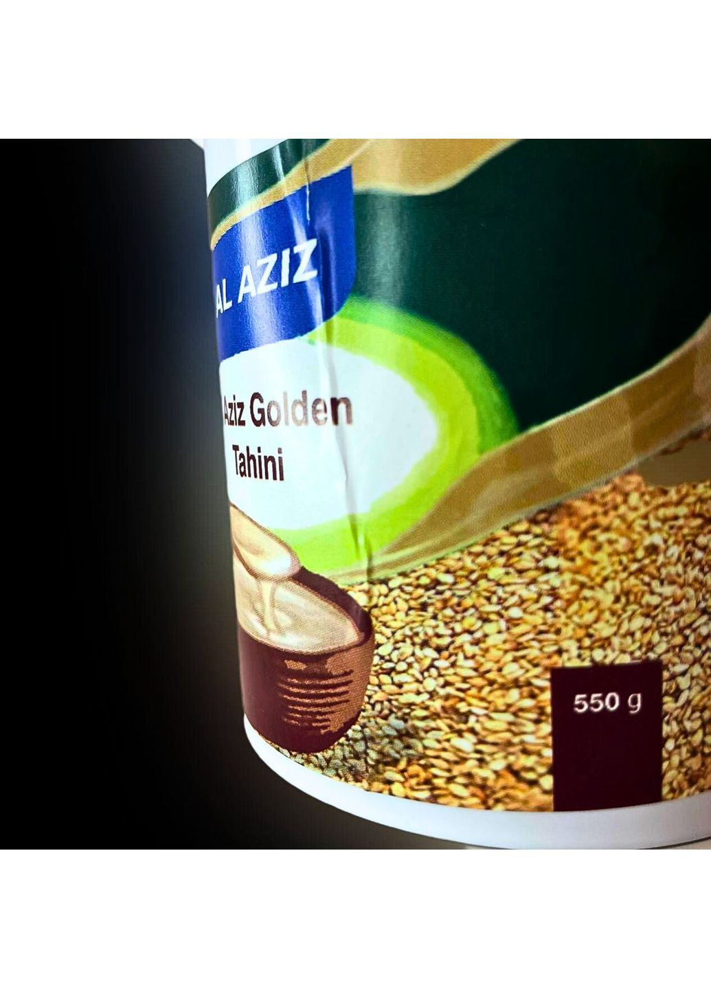 Натуральная Кунжутная Паста 500 г Al Aziz (Tahini-AlAz-500) No Brand (363331435)