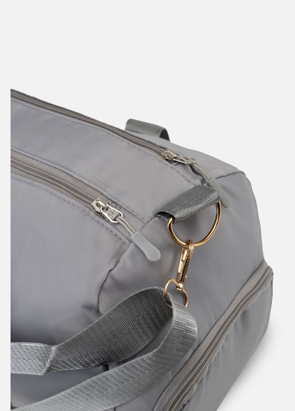 Жіноча дорожня сумка колір сірий ЦБ-00246963 No Brand (284116615)