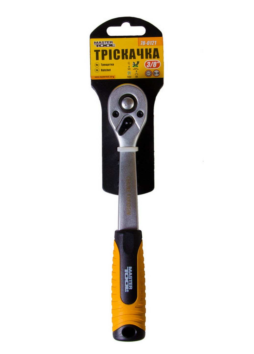 Трещотка гнутая 3/8" 72Т Master Tool (289458645)