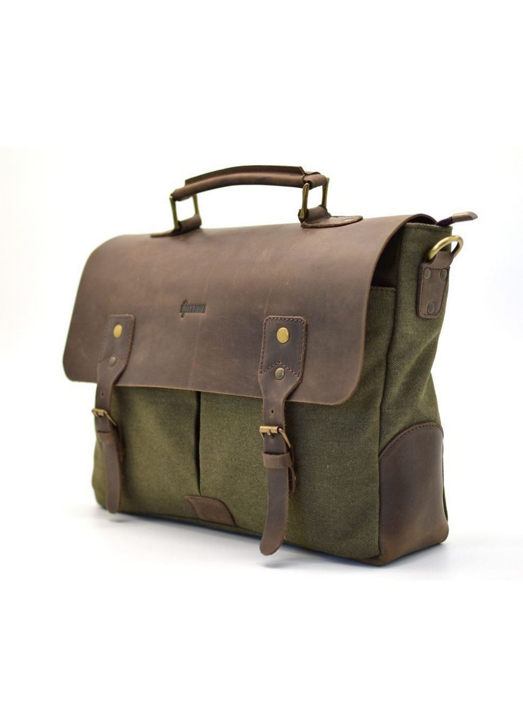 Чоловічий шкіряний портфель 36х27х10 см TARWA (315870281)