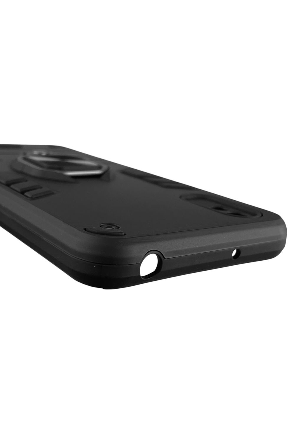 Чехол для телефона Redmi 9A бронированный с магнитным кольцом-держателем на сяоми редми 9а чёрный Xiaomi (366236622)