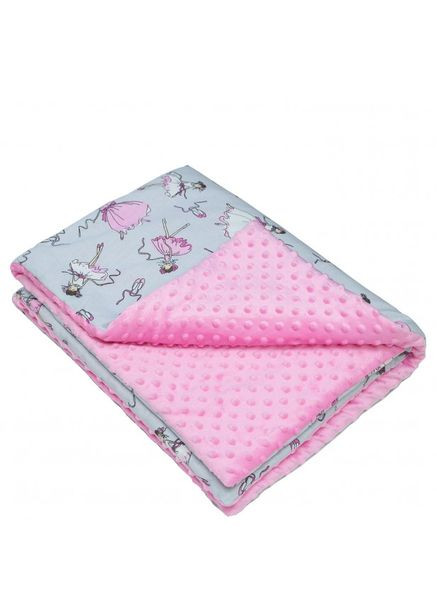 Дитячий плед Балерини Рожевий Розмір 80*90 No Brand (301872770)