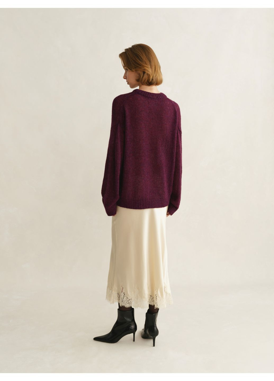 Сливовый свитер dakota O.TAJE