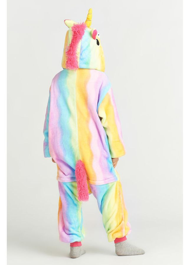 Пижама кигуруми детская Радужный единорог 110 (105-115 см) Jamboo (371133679)
