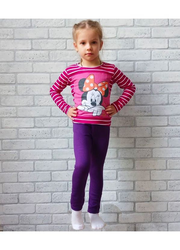 Дитячі лосини зимові акрил бузкові No Brand (368882715)