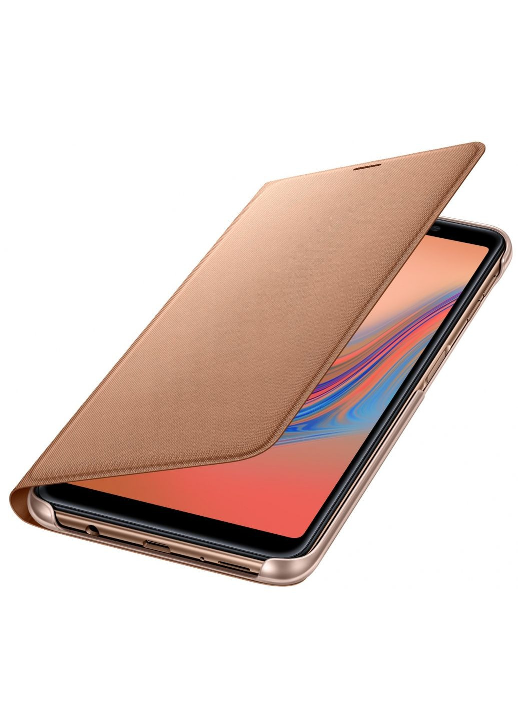 Чехол-книга Wallet Cover для Galaxy A7 2018 SM-A750 Gold (EF-WA750PFEGRU) Samsung (341490137)
