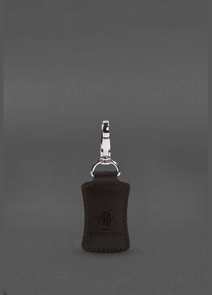 Шкіряний брелок Premium Темно-коричневий (A-028459) BlankNote (334339233)