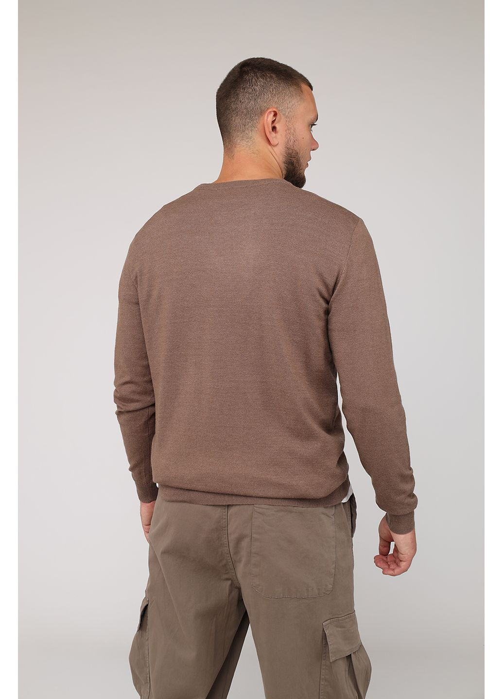 Джемпер чоловічий колір коричневий ЦБ-00275932 Yuki (352690978)