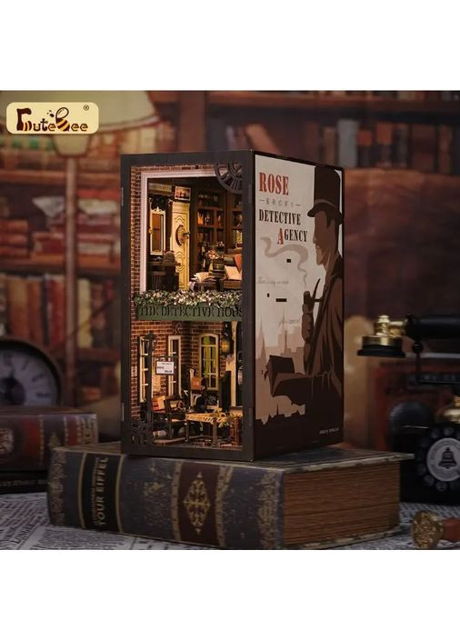Бук Нук Детективное агентство Book Nook Detective Agency Интерьерный конструктор SZ02 No Brand (362453246)