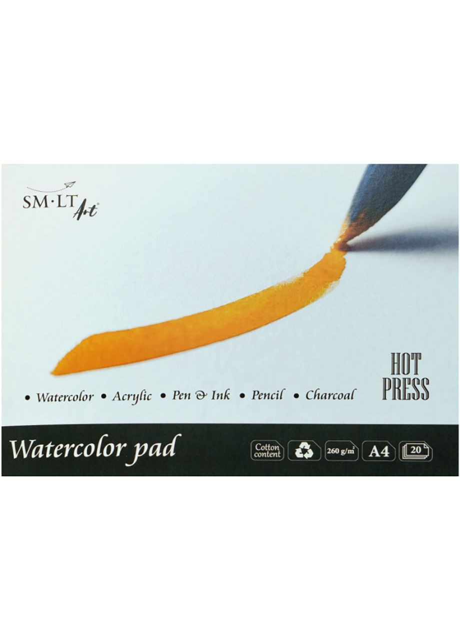 Склейка для акварелі St Cuthberts Mill HP A4 (21х29.7см) 260 г/м2 20 аркушів (AS-20(260)/HP) Smiltainis (336947571)
