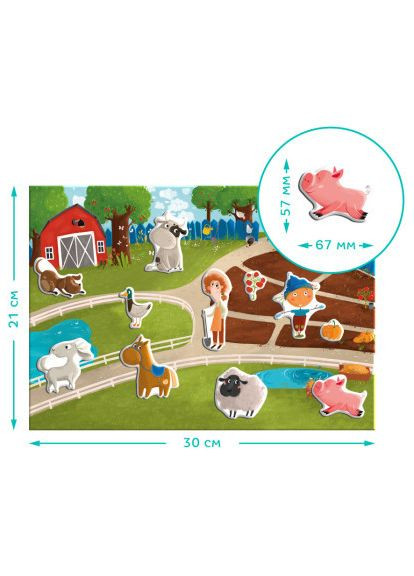 Настільна гра (200206) Dodo Магнітна Ферма (367829096)