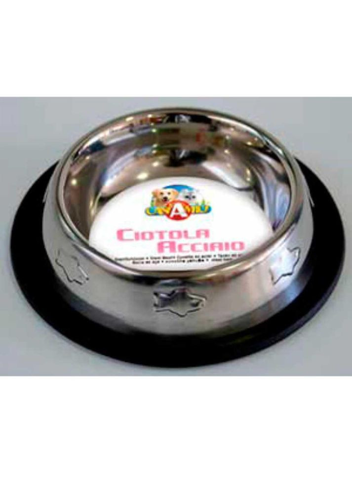 Миска чеканка на гумовій кроні, нержавіюча сталь, 1.9 л, 30 см Croci (278309845)