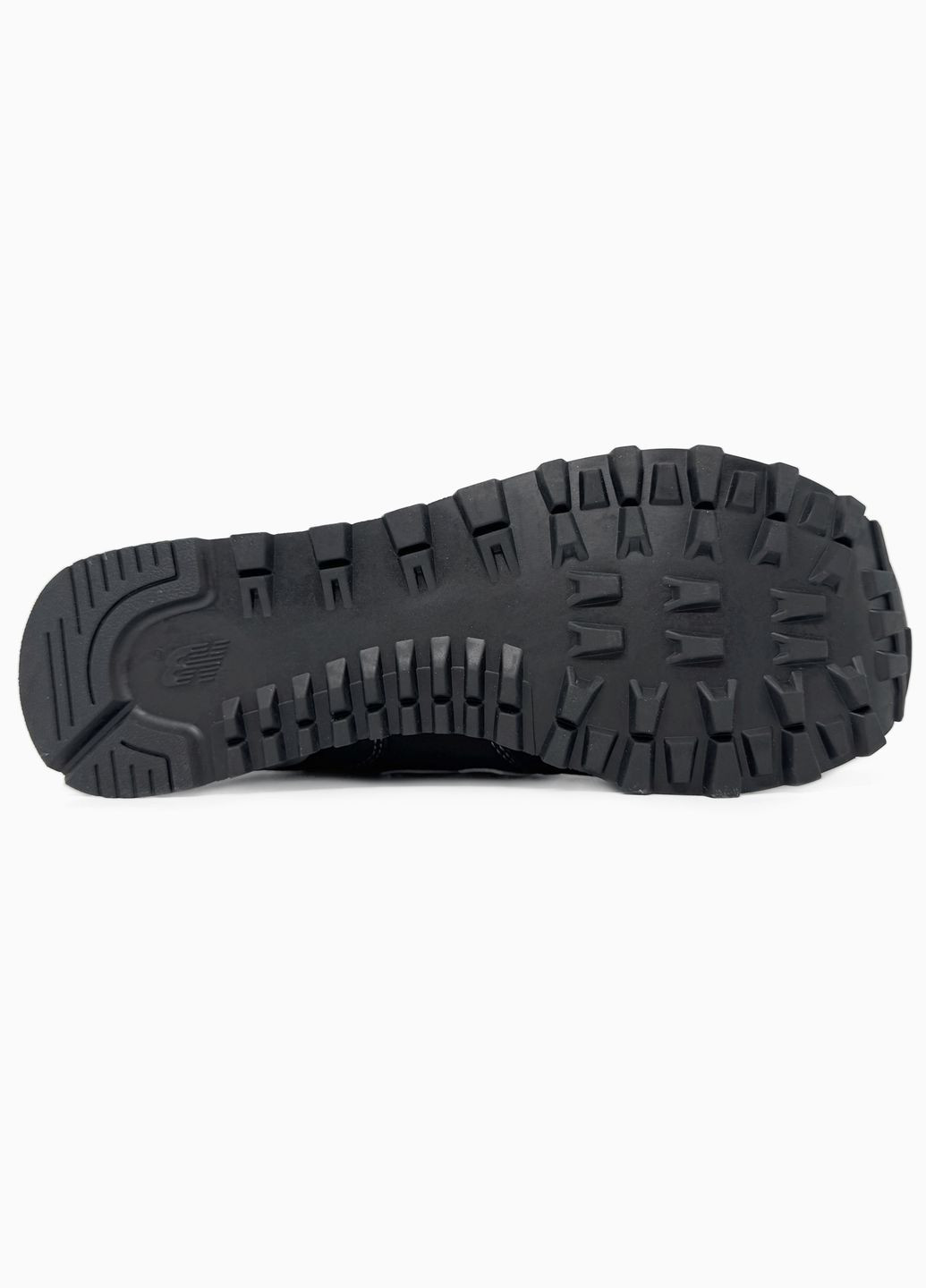 Черные демисезонные кроссовки мужские и женские new balance 574 black | нью беланс 574 черные No Brand