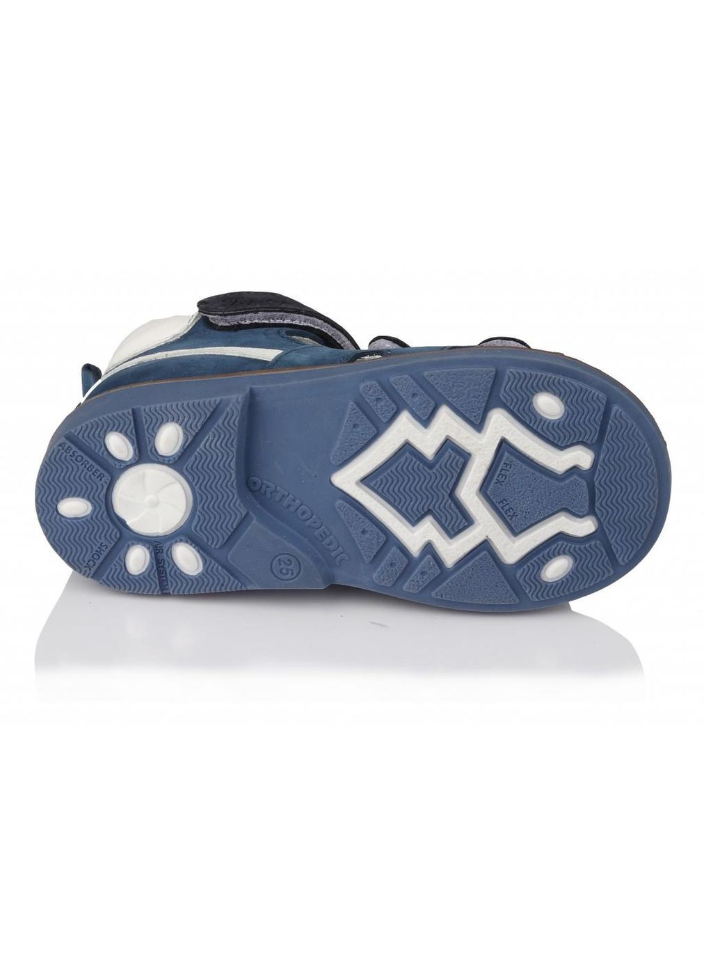 Cандалії 211 для хлопчиків синьо-білі, нубук. Розмір Topitop (366875541)