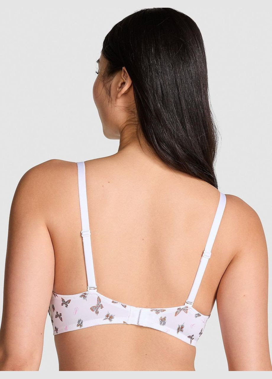 Білий бюстгальтер wear everywhere push-up Victoria's Secret нейлон