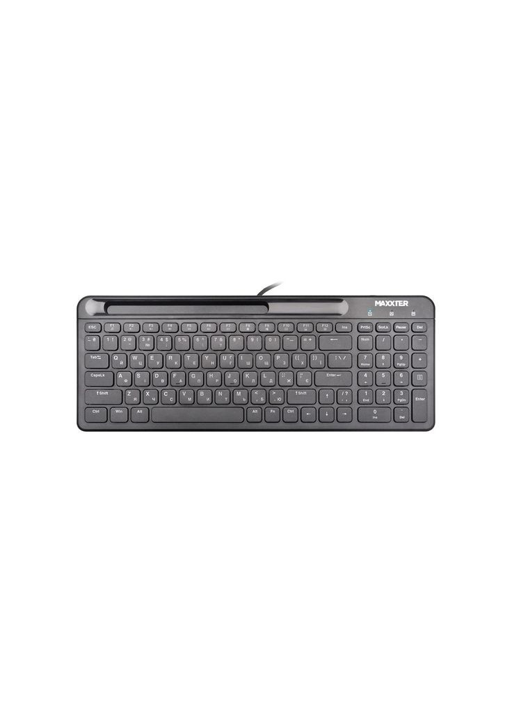 Клавиатура (m468273) Maxxter KB-01B-UA USB Black (369019771)