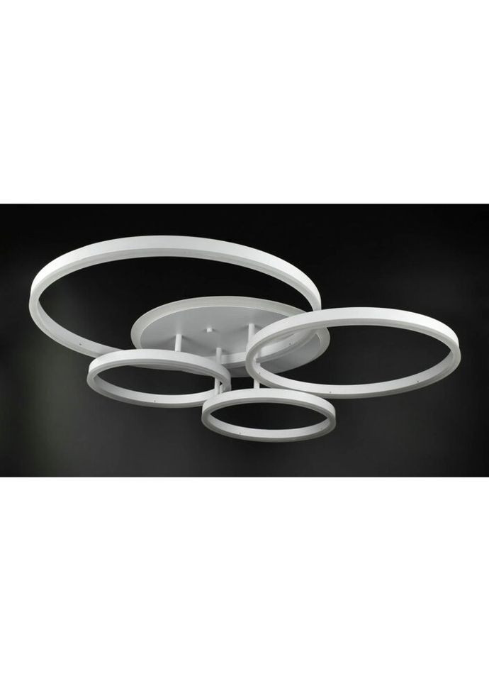 Люстра светодиодная потолочная LED светильник для квартиры на потолок лэд с пультом 26110 Белый 12х69х79 см. Sunnysky (324396417)