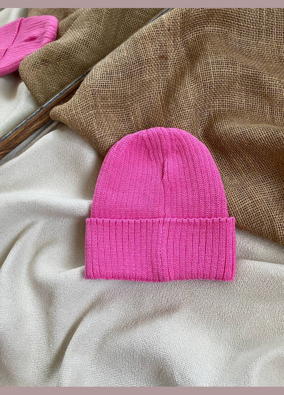 Дитяча рожева шапка для дівчинки Мікі на 2-4роки Talvi Мікк (307496676)