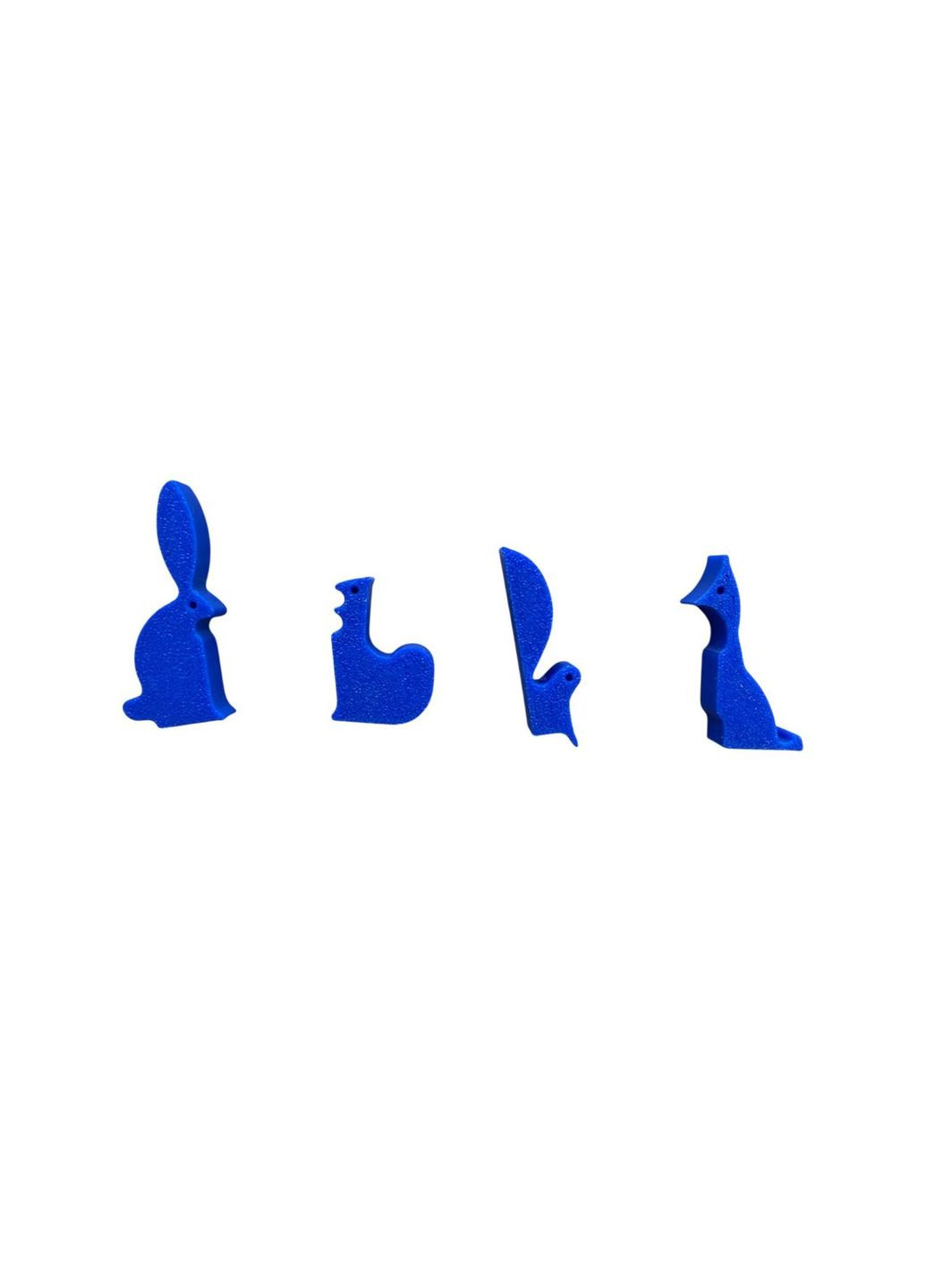 Головоломка-пазл для дітей "Звірята" синя No Brand (364502633)