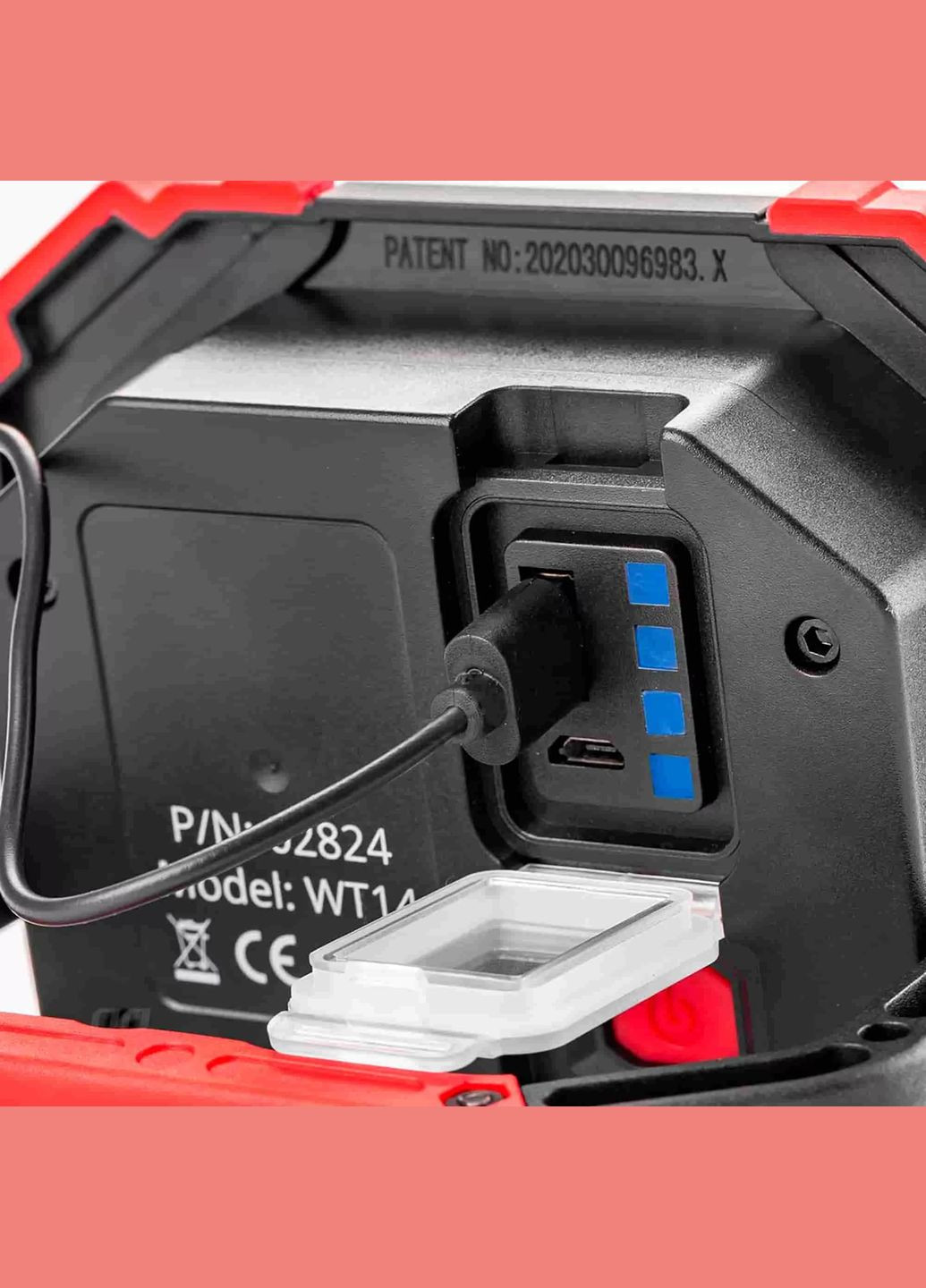 Акумуляторний ліхтарик WT14 (1000 Лм) прожектор світлодіодний (41275) Amio (318093157)