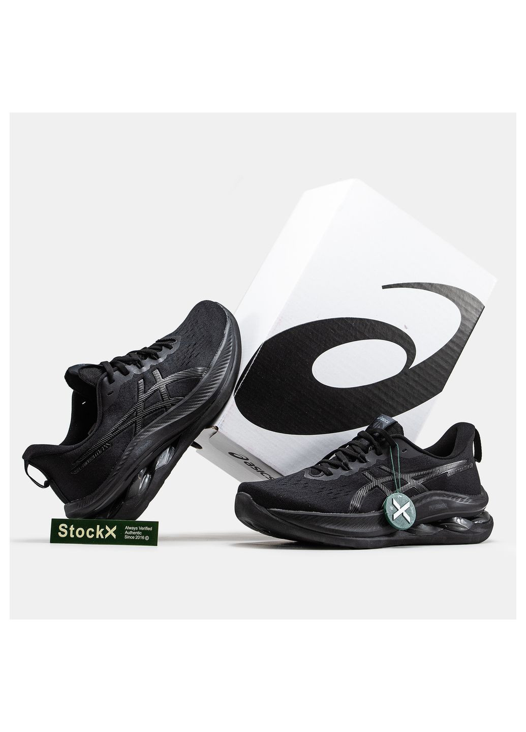 Черные демисезонные кроссовки мужские Asics Gel-Kinsei Max