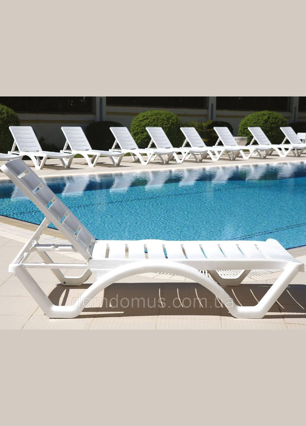 Шезлонг пластиковий AQUA,, Туреччина Siesta (334709169)