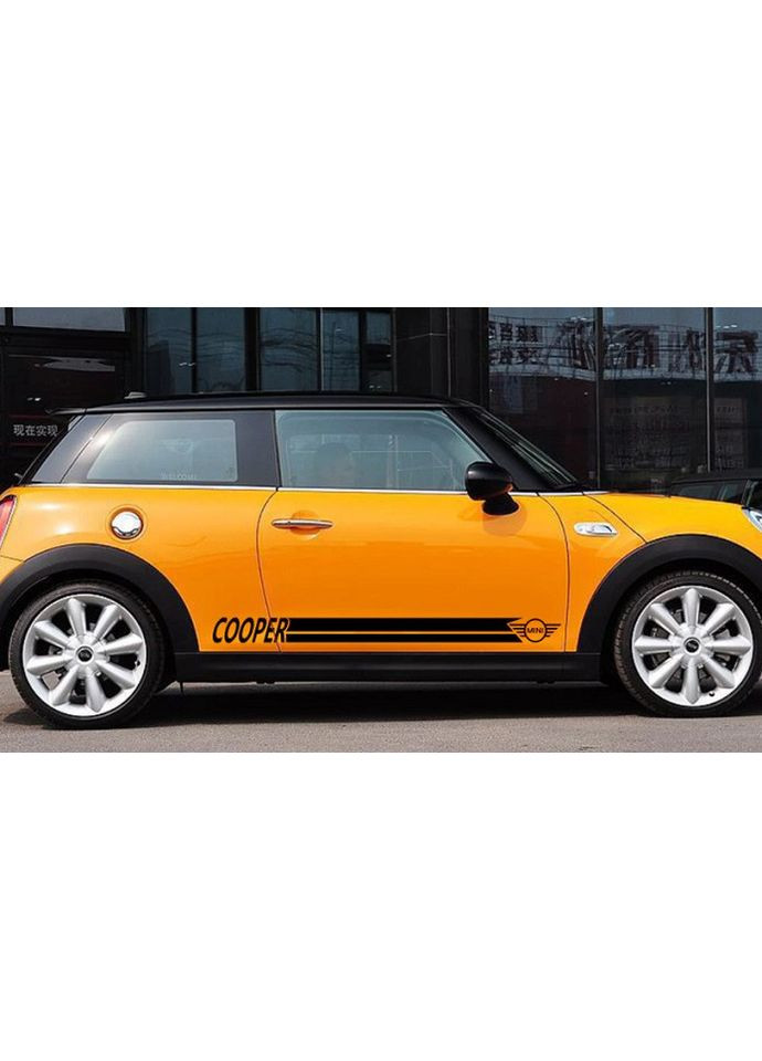 Смуги на бік авто 3D TUNING STUDIO Міні купер Лого 1500х105х0.060мм=2штуки No Brand (362498614)