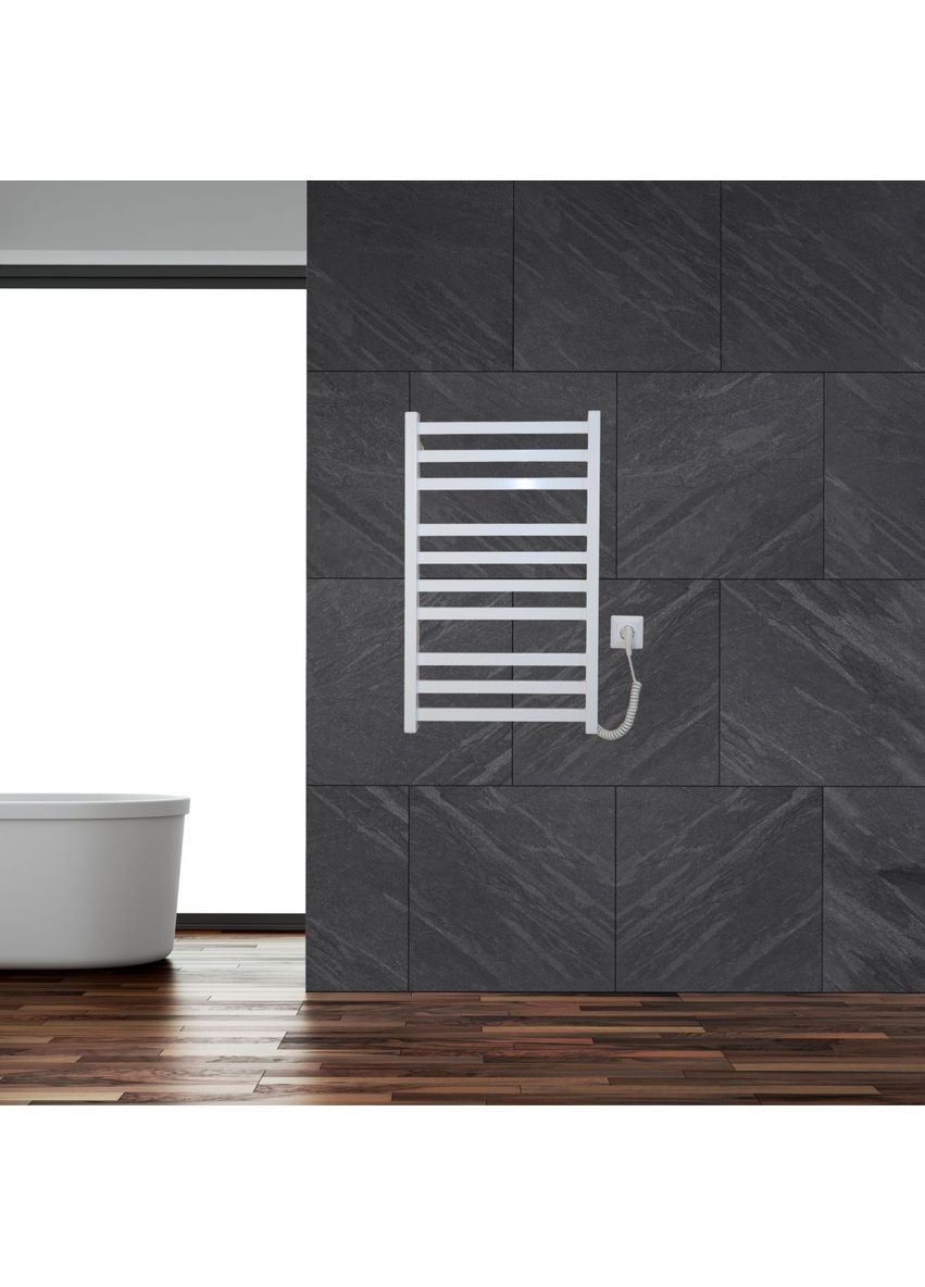 Полотенцесушитель электрический с кнопкой 790*490 Carino RICARDO (367604615)