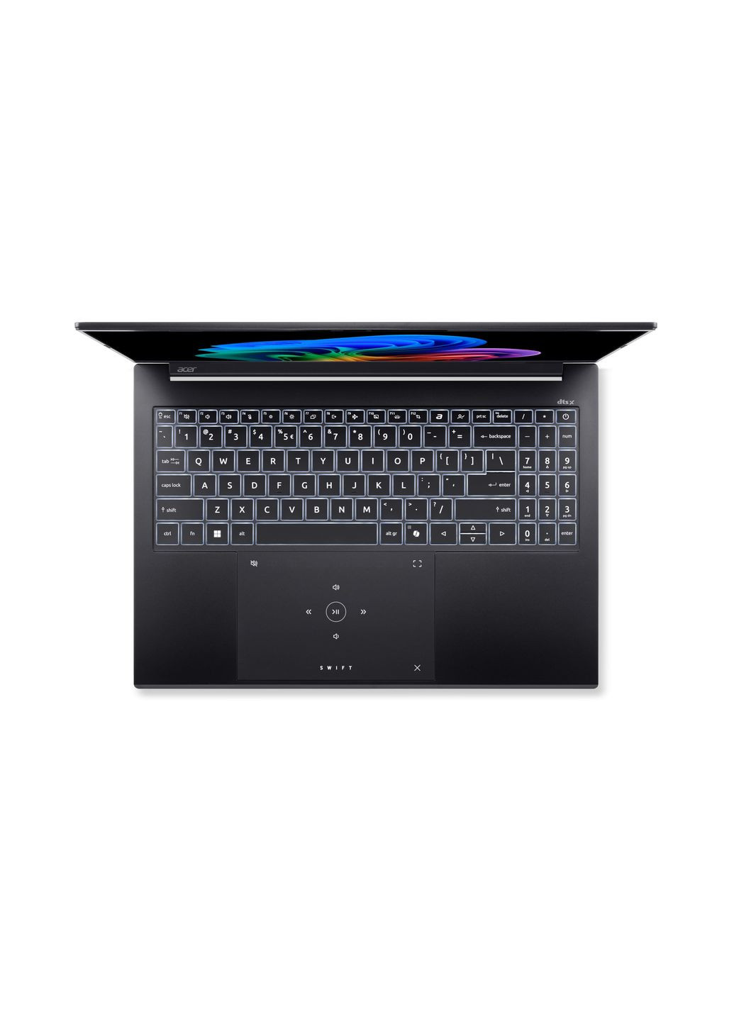 Ноутбук Swift Go 16 SFG16-74 16" WUXGA+ OLED, Intel U7-258V, 32GB, F1TB, UMA, Win11, чорний Acer (372460712)