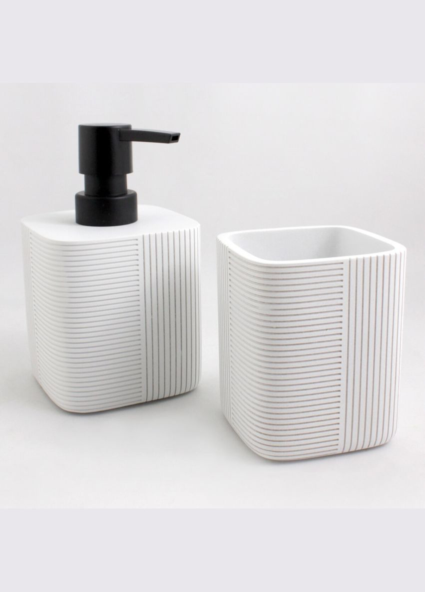 Дозатор рідкого мила Trento Eclipse White, полігума Trento Design Studio (322252030)