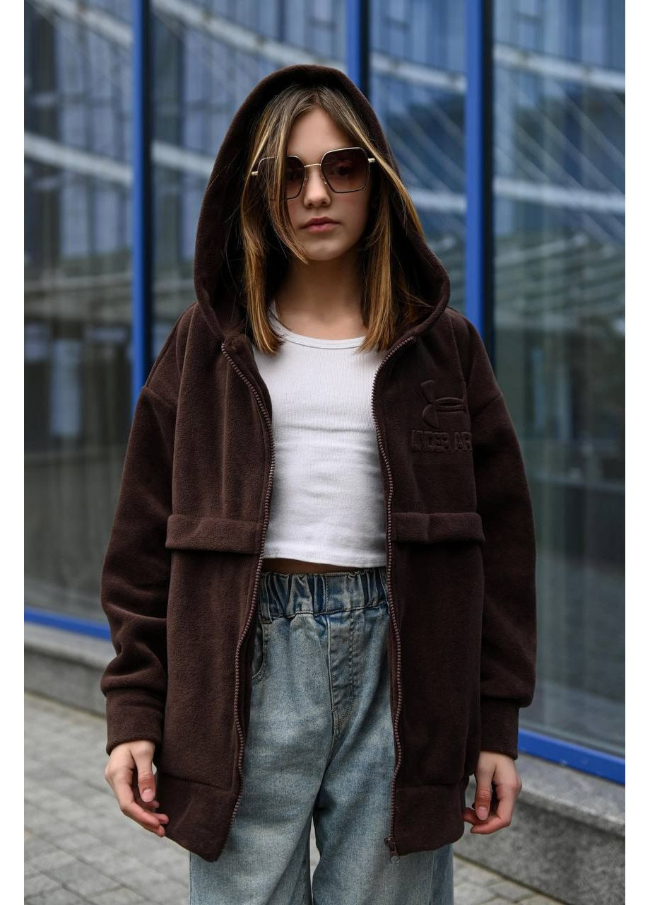 Флисовая толстовка OVERSIZE — ЗАМЕРЫ В ОПИСАНИИ Vione (370655184)