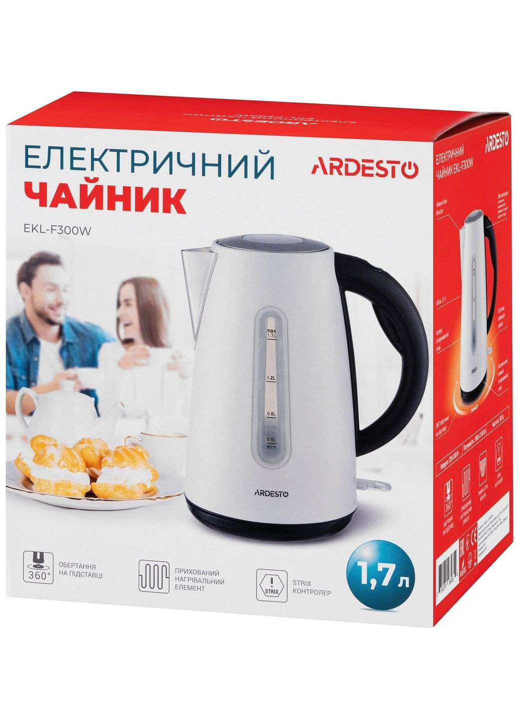 Электрочайник EKL-F300W Ardesto (339082723)