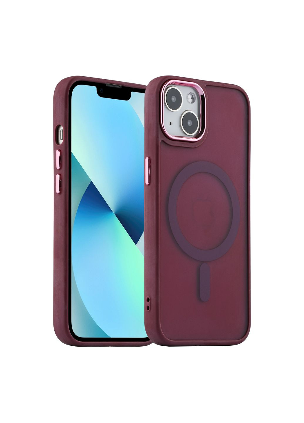Чохол TPU+PC with Magsafe для iPhone 13 Purple No Brand Apple iPhone13 2021 (336153399)