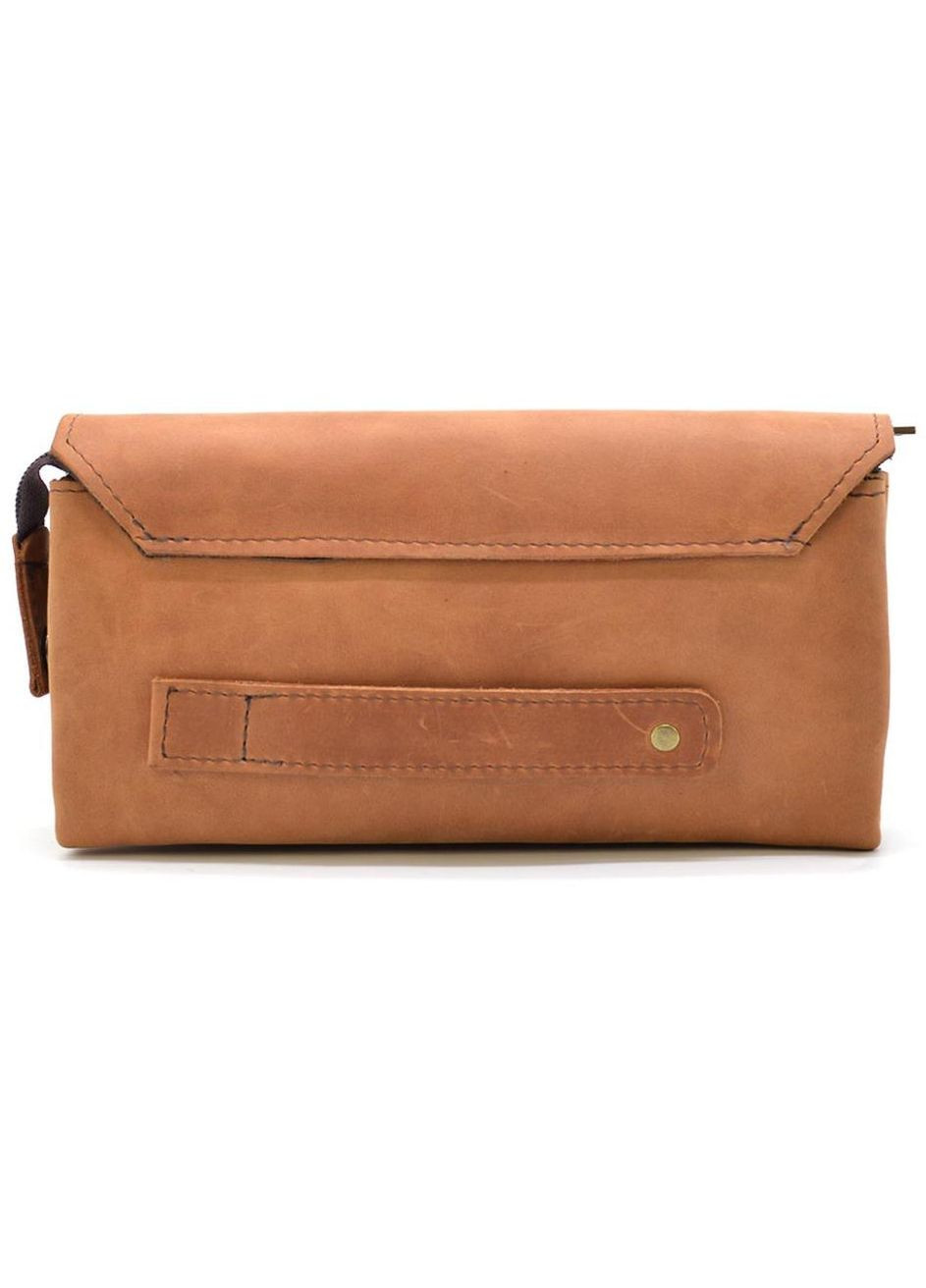 Сумка клатч для телефону чоловіча з натуральної шкіри Коричневий 38091 TARWA (355245404)