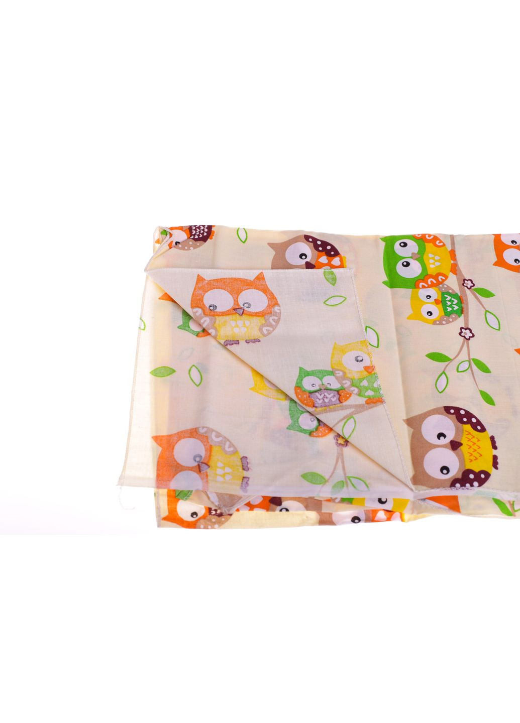 Пелюшка ситець із Совою 110*85 см Monobrend бежевий (30804) BABYKROHA (297200873)