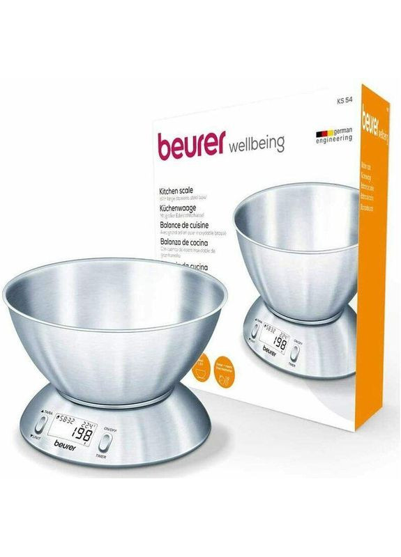 Весы кухонные электронные KS 54 Beurer (315600509)