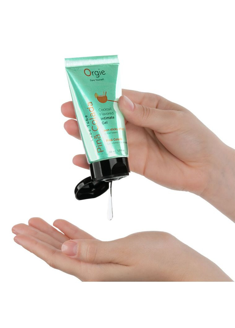 Лубрикант на водній основі Lube Tube Pina Colada, 50 мл, смак та аромат піна колади Orgie (369948864)