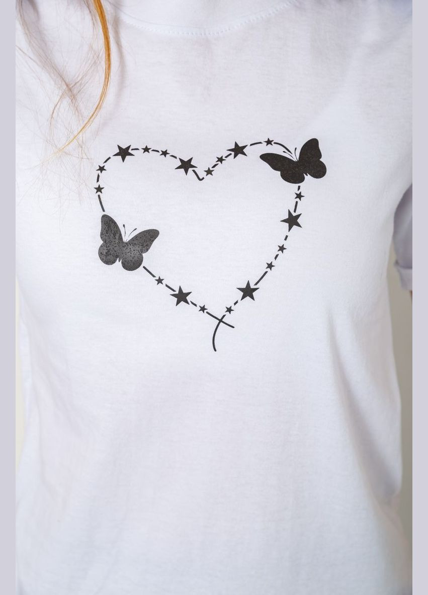 Жіноча футболка з принтом Ager 241R125 - (293849677)