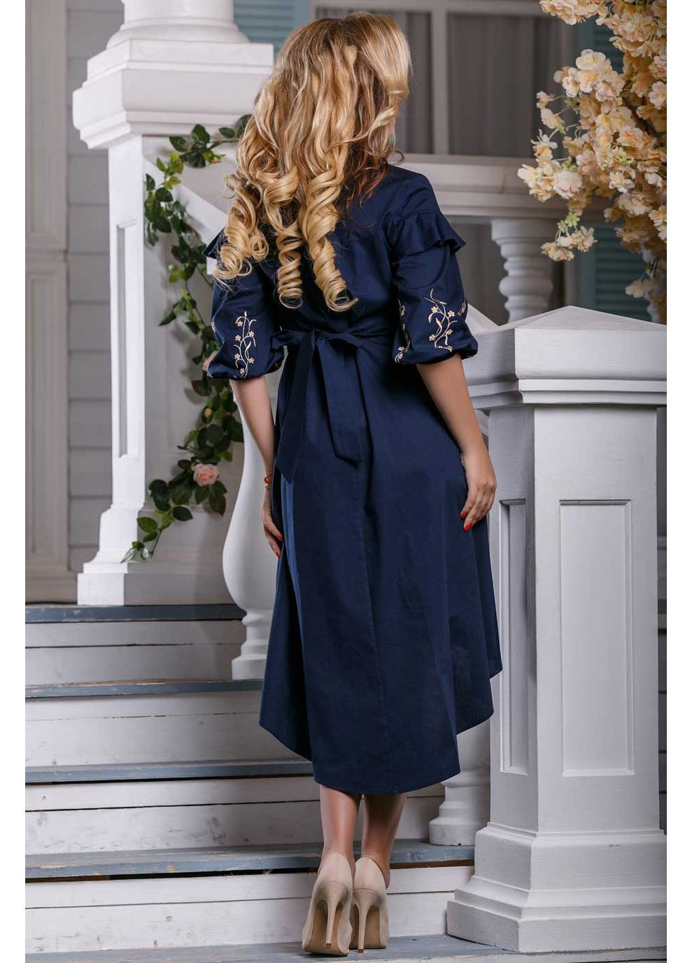 Синее платье 945.2613 Seventeen