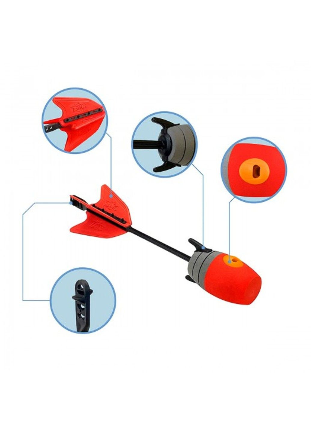 Лук для игры Hyper Strike красный ZING (331174254)