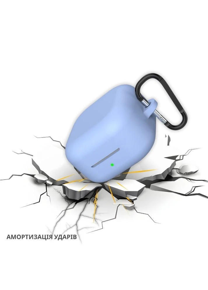 Чехол для наушников Silicon для Samsung Galaxy Buds 4/4 Pro Light Blue (715879) BeCover (399745522)