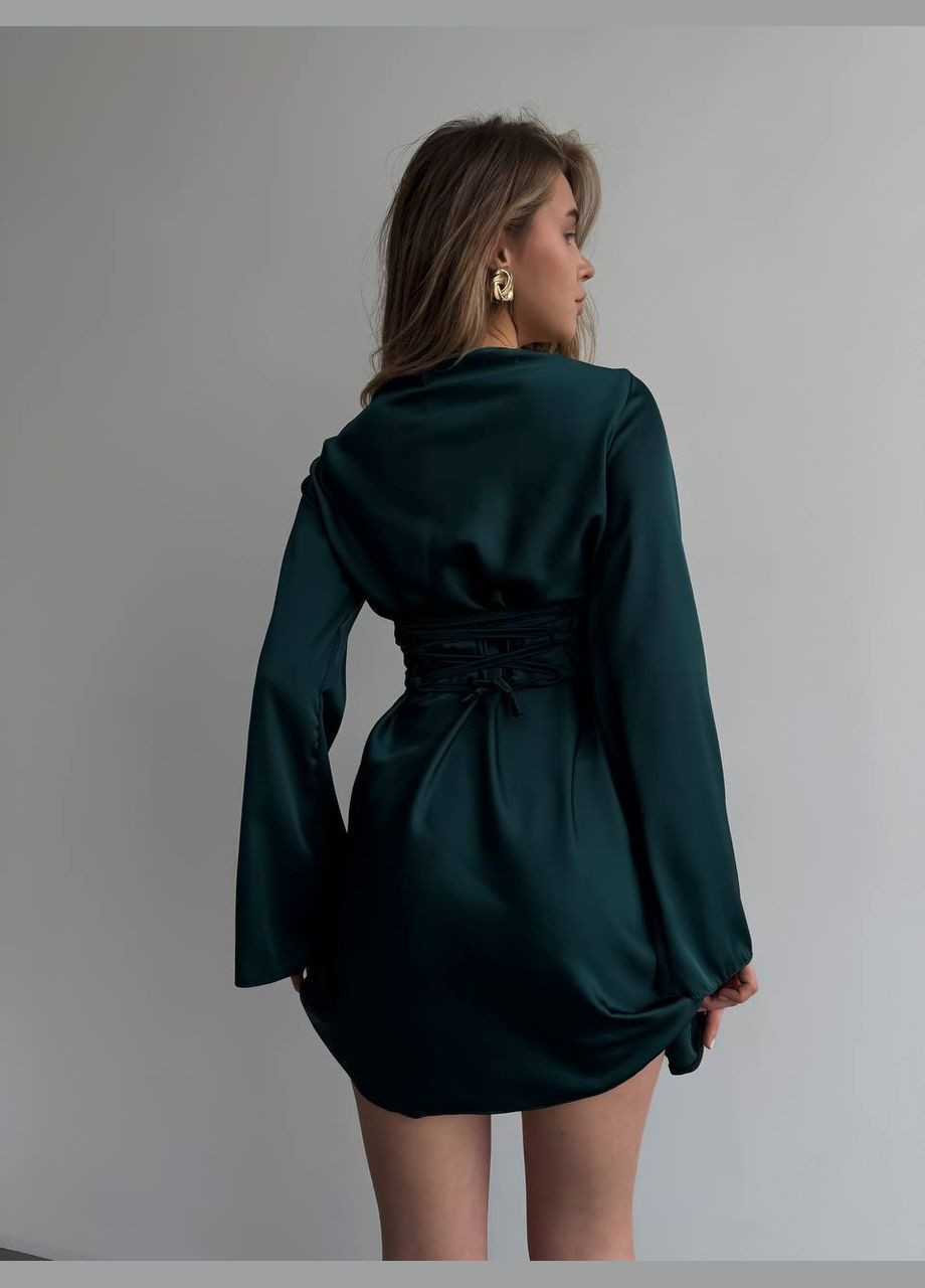 Зелена святковий сукня No Brand однотонна