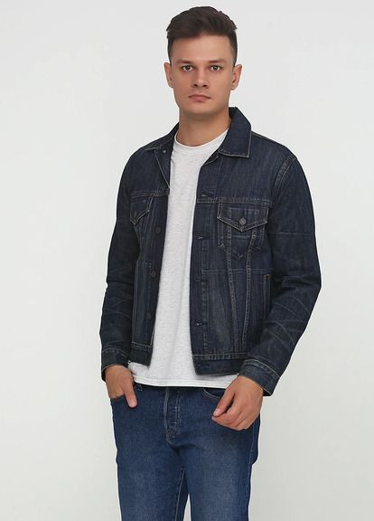 Синя демісезонна куртка джинсова Ralph Lauren