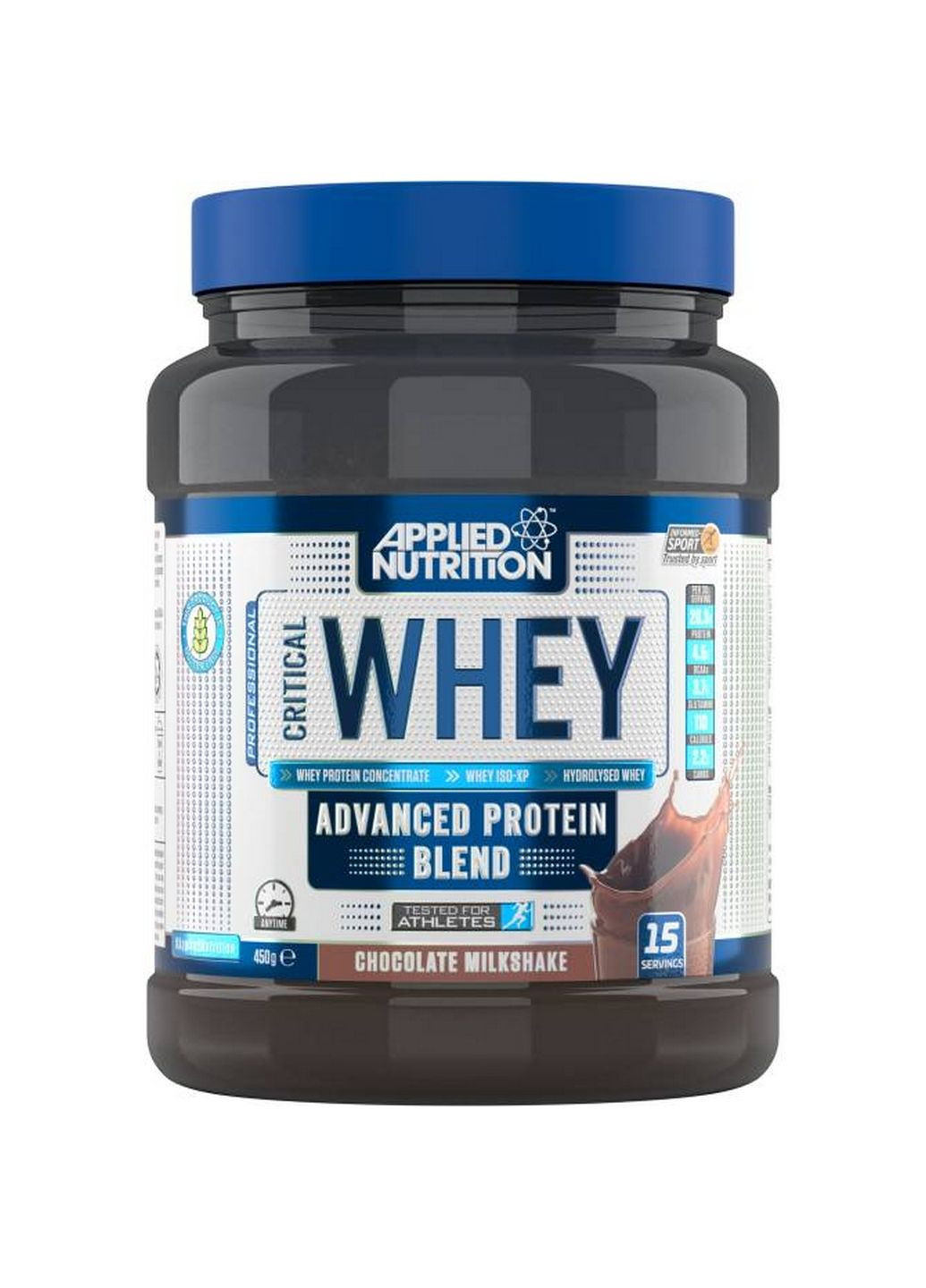 Протеїн Critical Whey, 450 грам Шоколад Applied Nutrition (293338367)
