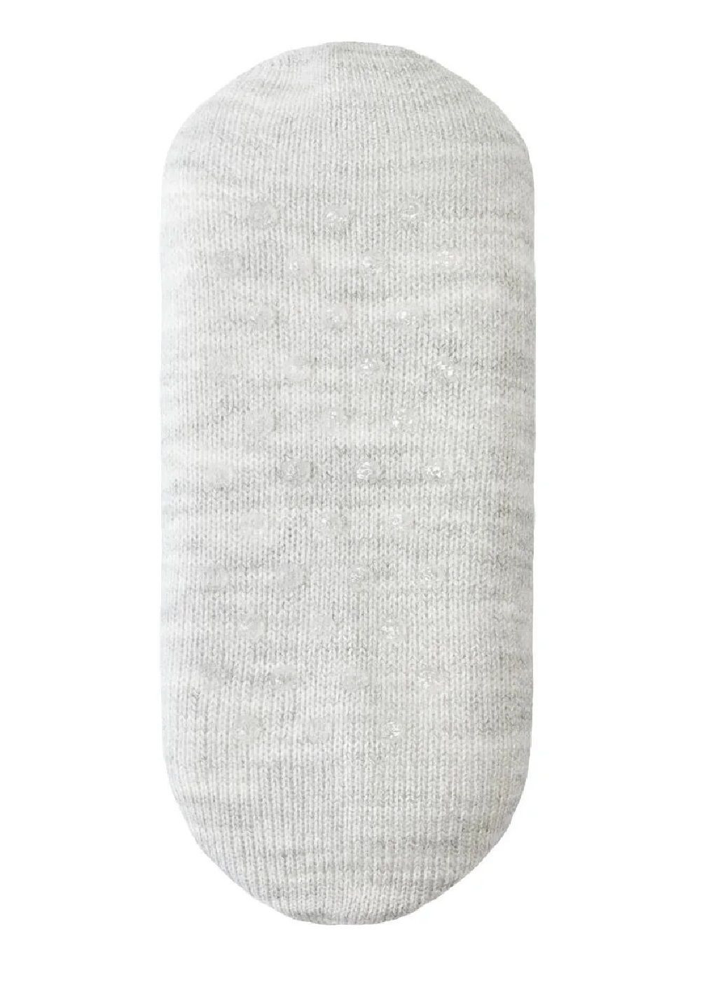 Серые носки вязаные женские с мехом внутри и тормозками на подошве Esmara рисунки (306713896)