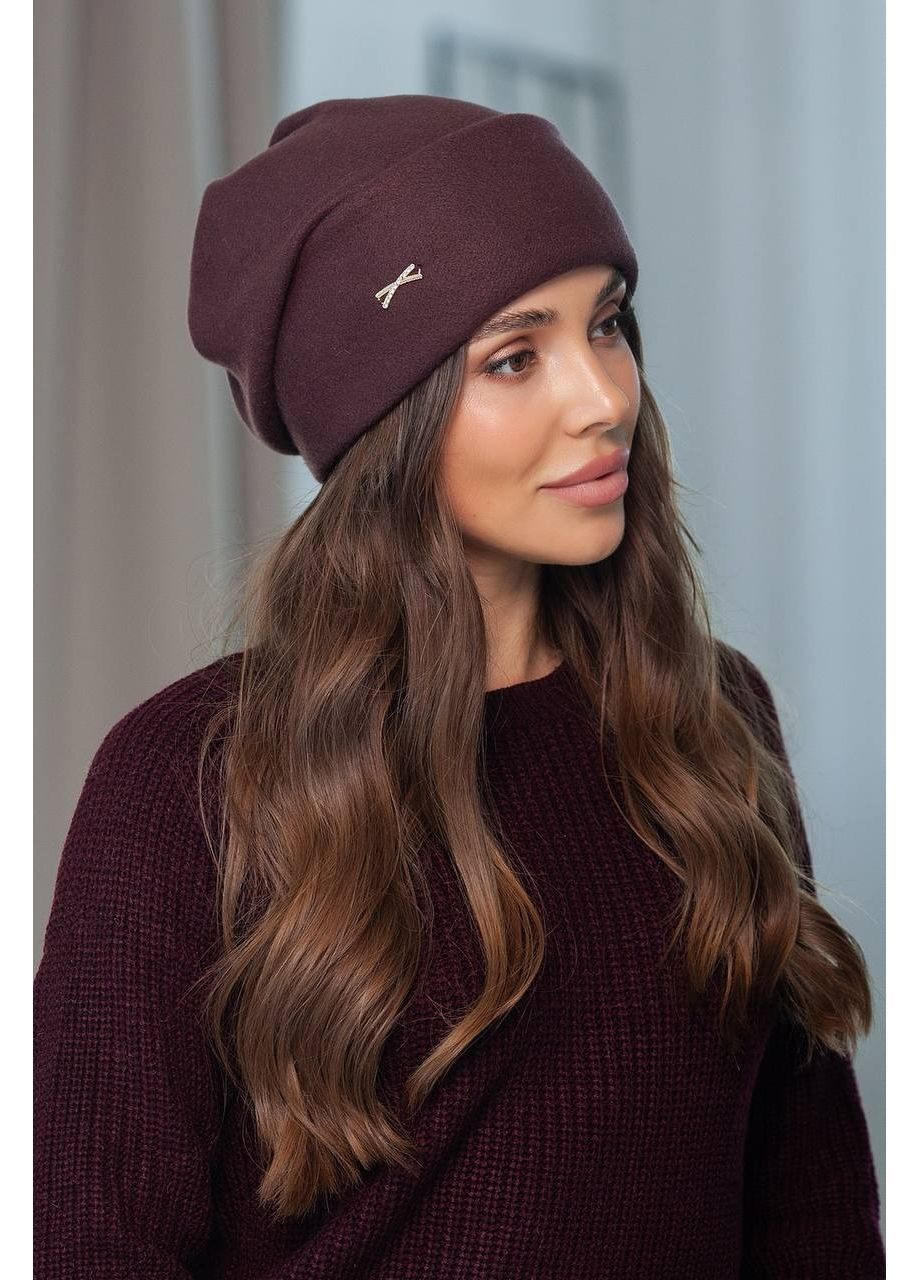 Шапка з кашеміру, колір Коричневий Fashion (365072521)