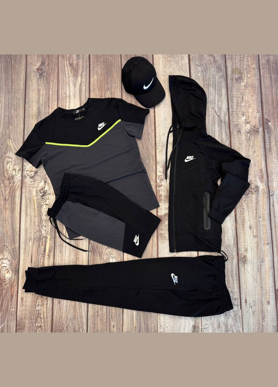 Комплект (спортивный костюм+шорты+футболка+кепка) No Brand (331006536)