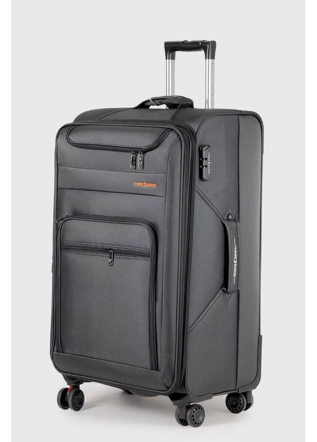 Велика тканинна валіза 6016-1-BL Three Birds (325985625)